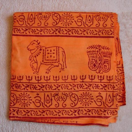 Saffron Harinam Chadar Jute