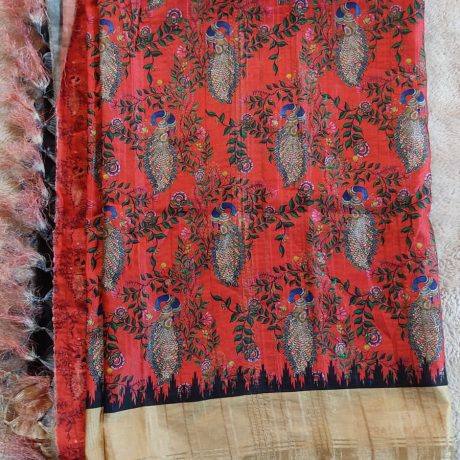 Sārī "Semi Matka Silk", 112 cm